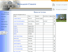 Tablet Screenshot of bungalowcolony.us